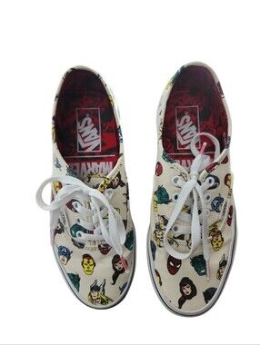 Marvel Vans Character Shoes Unisex Size 7 Women 5.5 Men EUC